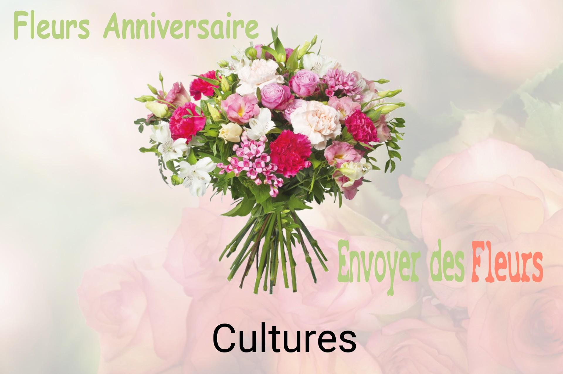 Bouquet de fleurs d’anniversaire livré à Cultures